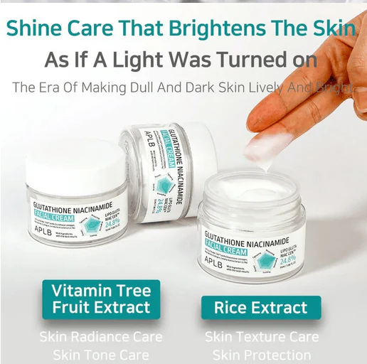 APLB - Glutathione Niacinamide Facial Cream 55ml - Image 3